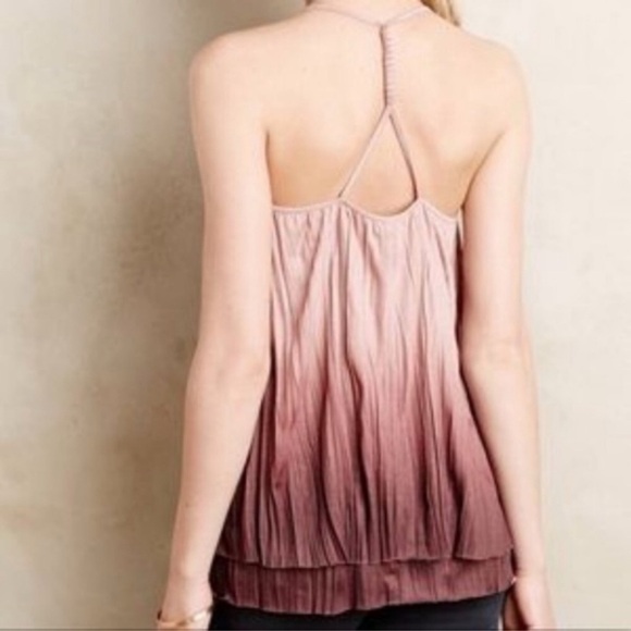 ANTHROPOLOGIE Akemi + Kin Dip Dyed Knit Trapeze Tank - Picture 2 of 8